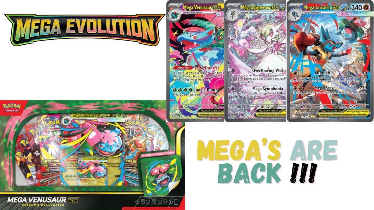Pokemon Mega Venusaur EX Premium Collection