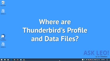 Where are Thunderbird