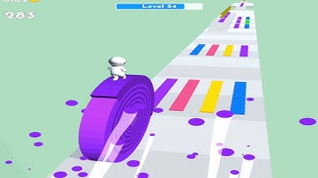 LAYERS ROLL Level 54 - GAMEPLAY (ios android) layers roll gameplay walkthrough