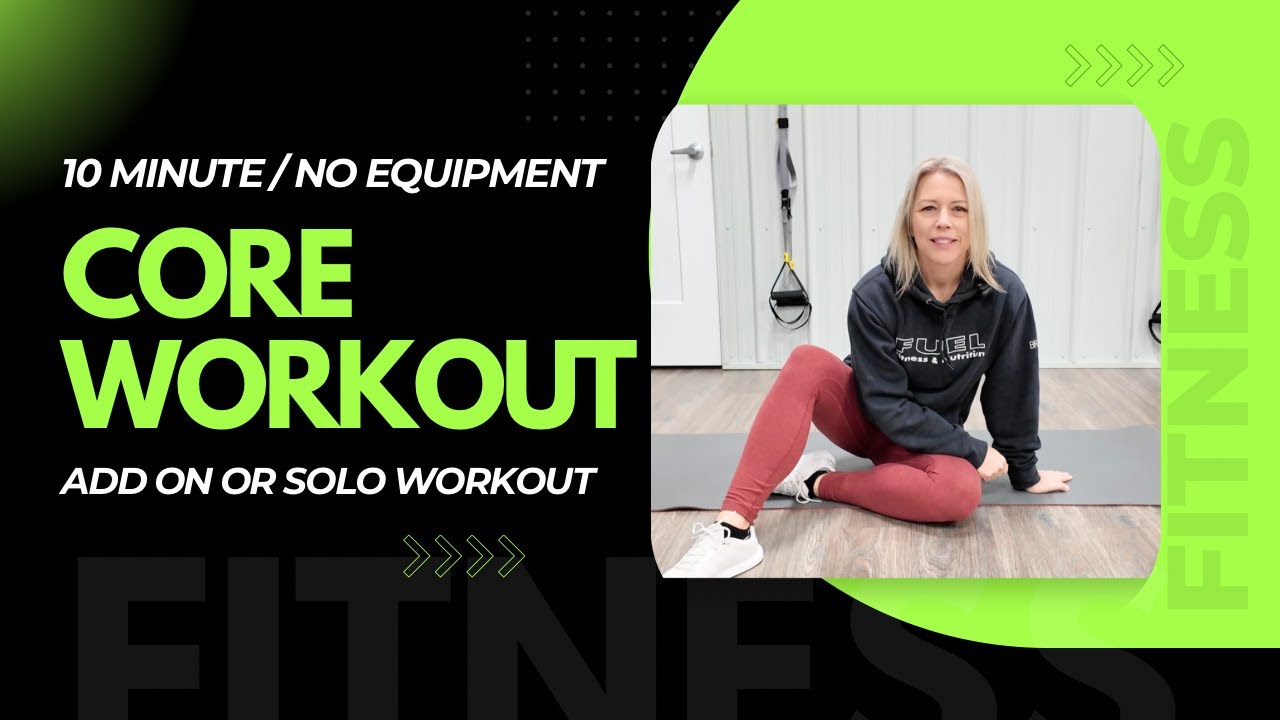 10 Minute Core Workout (No Equipment) - YouTube