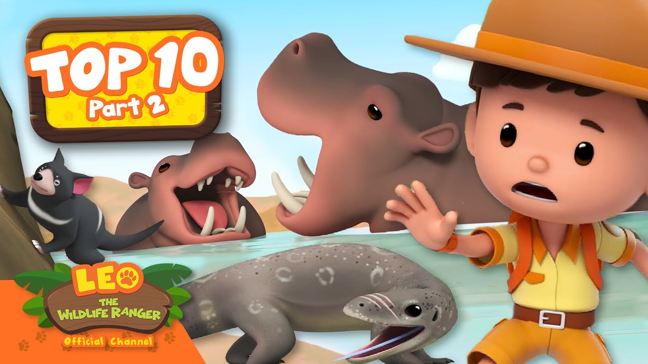 TOP 10 MOST POPULAR ANIMALS IN 2025! Part 2 | Leo the Wildlife Ranger | Kids Cartoons