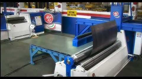 MG 4 Roll Plate Bender  - Roll CNC Ellipse
