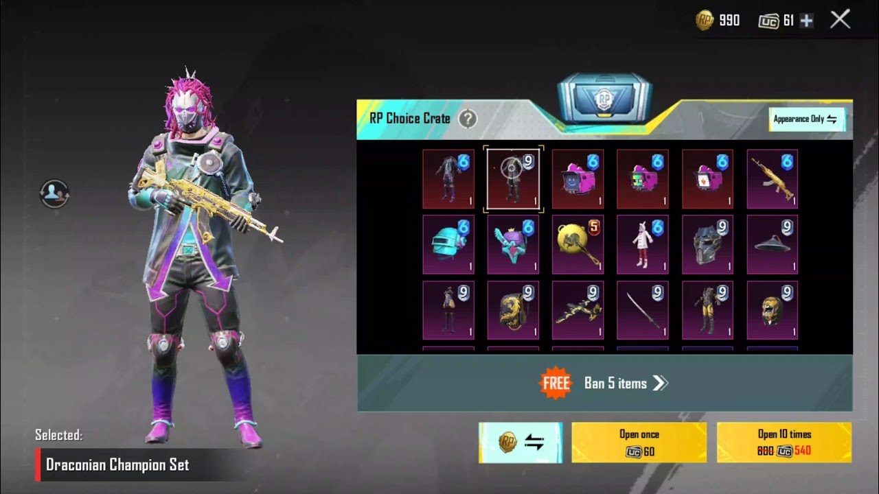 ROYAL PASS M13 RP CRATE OPENING RP CRATE / M13 ROYAL PASS MAX RP PUBG MOBILE