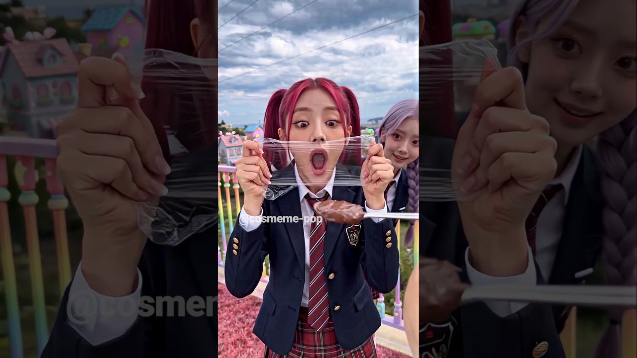 One Spoonful of Nutella Started a Rivalry 😤🍫 #kpop #parody #meme