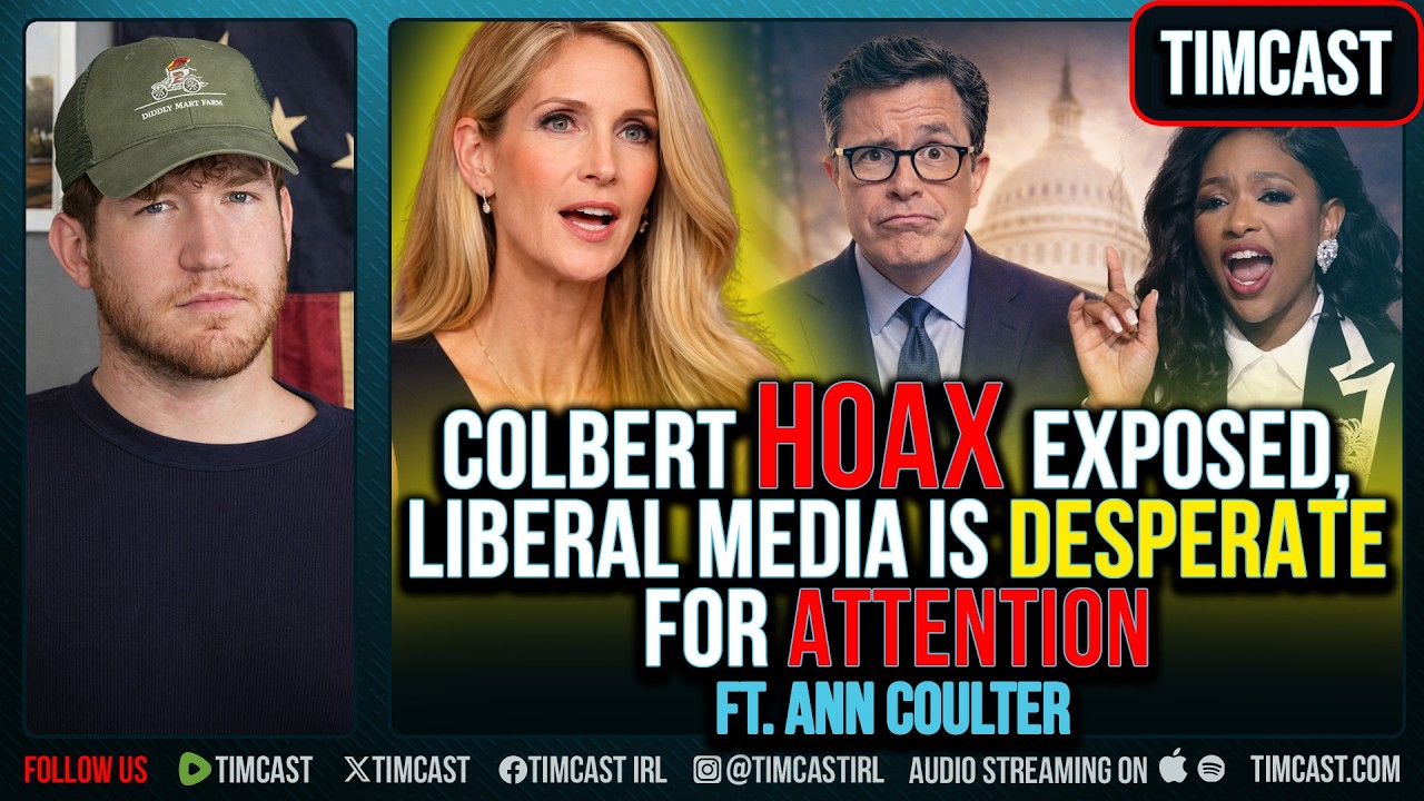 Colbert Hoax EXPOSED, Liberal Media Is DESPERATE For Attention ft. Ann Coulter - YouTube