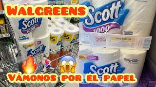 Walgreens🔥🔥🏃🏻‍♂️vámonos por el papel Scott 1000 hojas 🔥🔥🏃🏻‍♂️