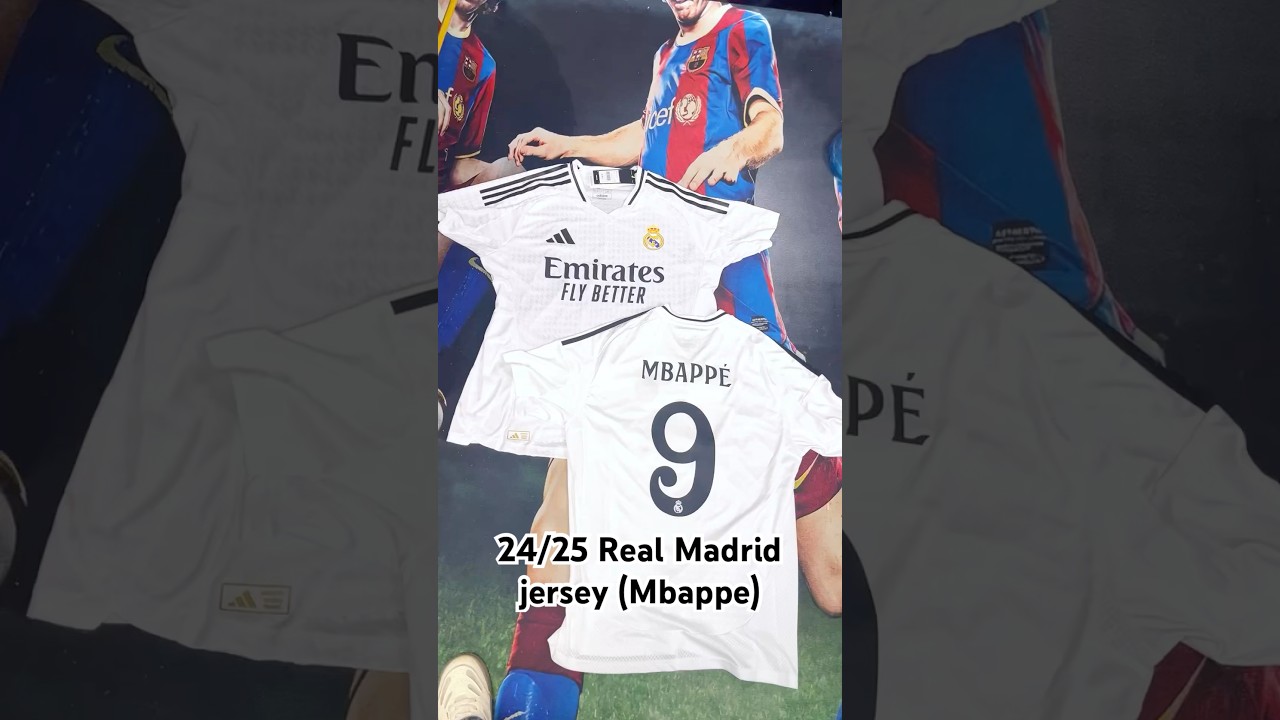 24/25 Real Madrid jersey (Mbappe)...