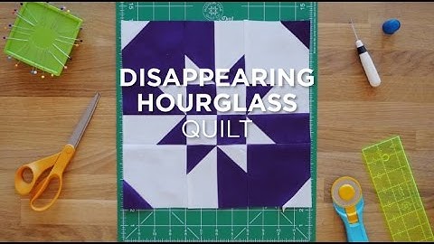 Quilt Snips Mini Tutorial - Disappearing Hourglass