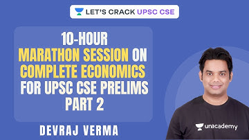 Complete Course on Indian Economy Part 2 for UPSC CSE 2020/21/22 Prelims | Marathon Session