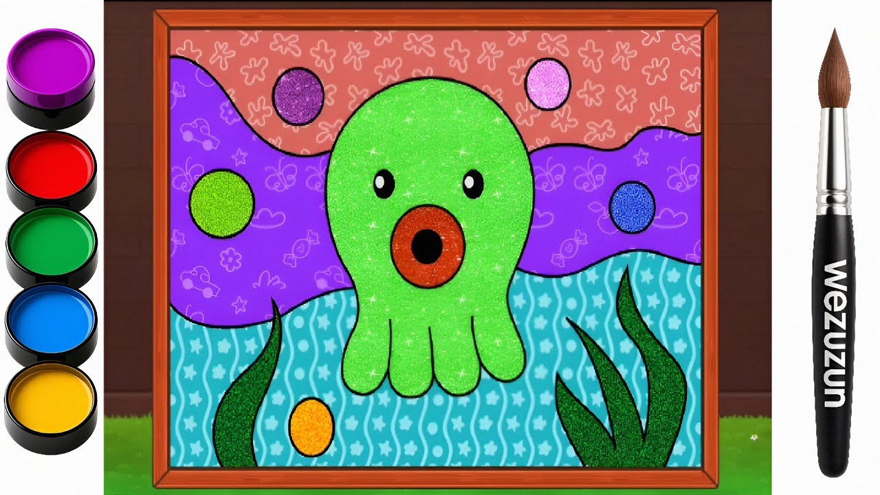 Soft colors to create a calm and peaceful atmosphere - Octopus