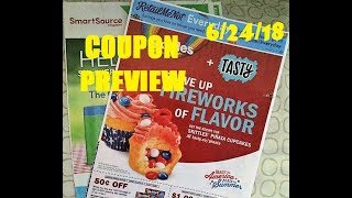 EARLY COUPON PREVIEW 6/24/18| WHAT'S IN MY INSERTS? PREVIEW 2 INSERTS!