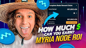 Myria Nodes ROI -  How much $ money can you make?