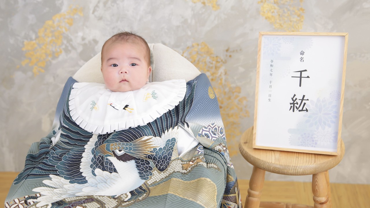 0歳息子、人生初お宮参りへ！！家族写真も撮ってきました！