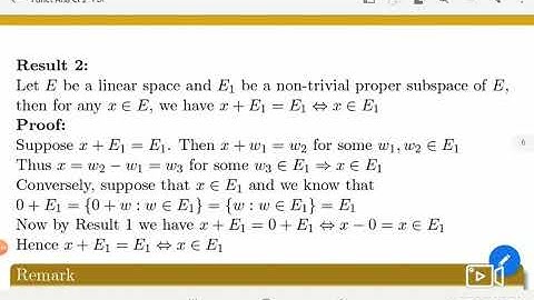 Calicut University/ M SC Maths/ III Semester/ Functional Analysis I/Class 2: Quotient Spaces