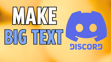Discord : How to Make Big Text in Discord (2024)