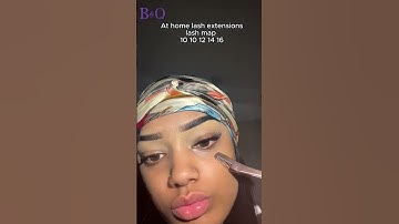 How to appLy diy lash extensions in 5 minutes | b&q lashes