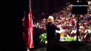 #CSULB President Jane Conoley delivers State of the University address at 2014 Convocation