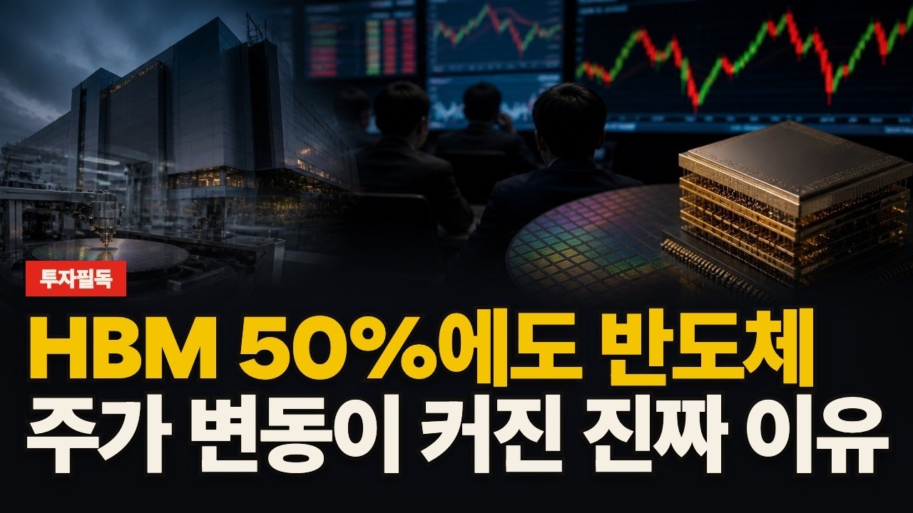 HBM 50%에도 반도체 주가 변동이 커진 진짜 이유 영상 썸네일