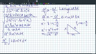 integration by trigonometric substitution