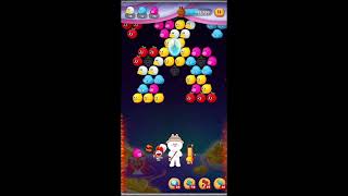 LINE バブル2　STAGE 2168　黄金コニー　アイテムあり　×1.5　Gold Cony　LINE BUBBLE 2