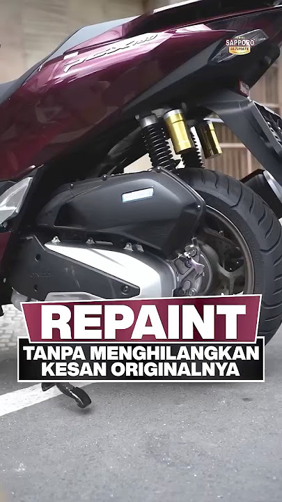 REPAINT HONDA PCX 160 THN 2025 TANPA MENGHILANGKAN KESAN ORIGINALNYA #sapporoultimate #sapporospray