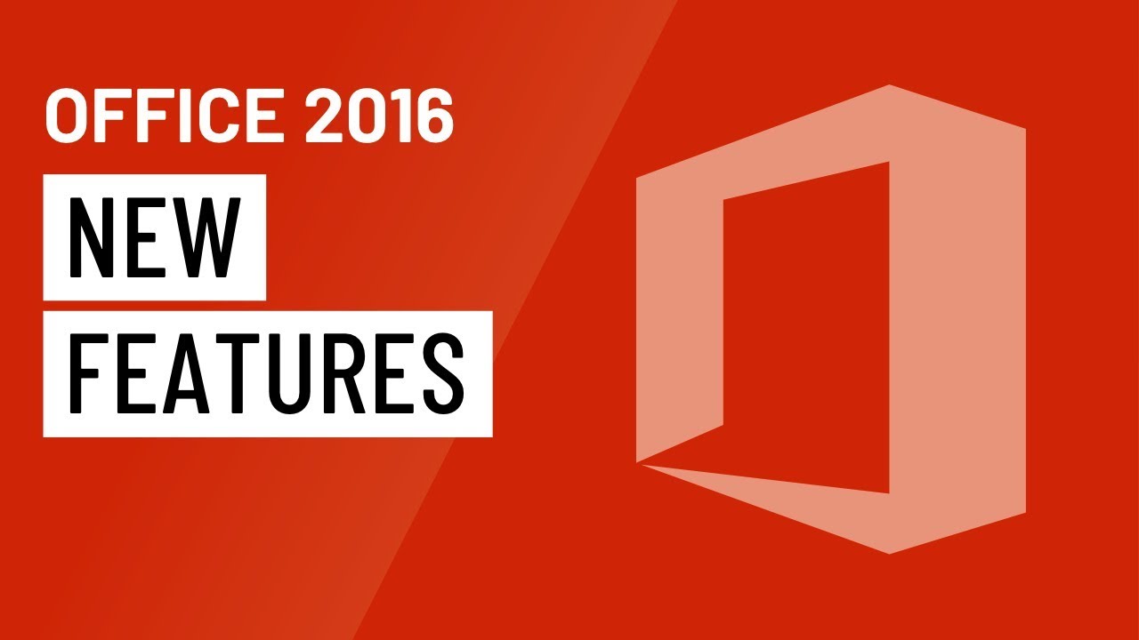 contenido escándalo maorí Office 2016: New Features - YouTube