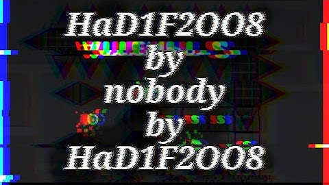 Shortest memory level ever? | HaD1F2OO8 by nobody by HaD1F2OO8 (me) | Geometry Dash