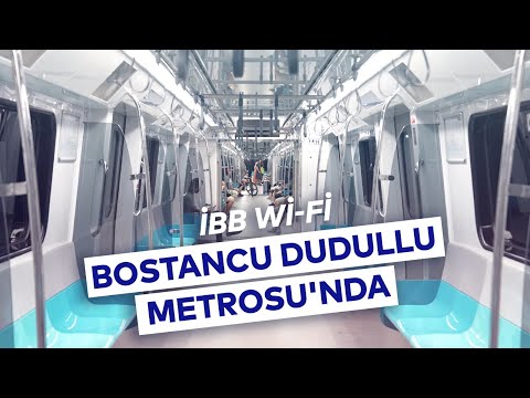 İBB Wi-Fi, BOSTANCI DUDULLU METROSU'NDA ERİŞİME AÇILDI