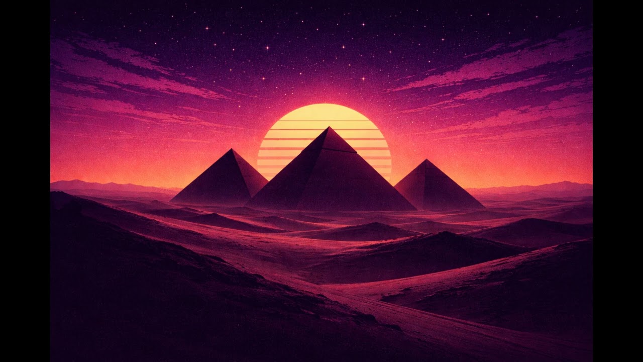 Echoes Within a Crimson Pyramid