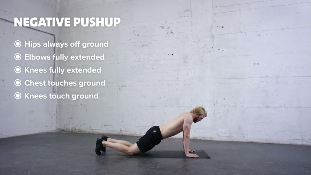 negative pushups - YouTube