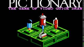 Pictionary - Pictionary (NES / Nintendo) - Title Screen. - User video