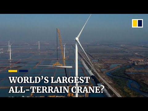 China unveils what it says is the world’s largest all-terrain crane