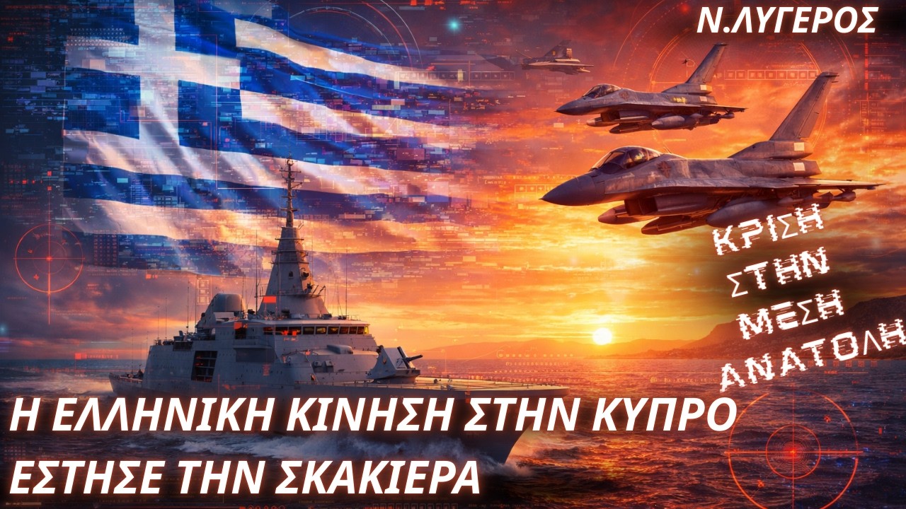 Νίκος Λυγερός: Η ελληνική κίνηση στην Κύπρο δημιούργησε νέα δεδομένα-Επιστροφή στην Αν. Μεσόγειο
