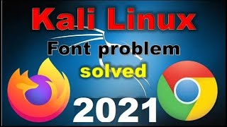 Linux fonts problem in firefox browser.