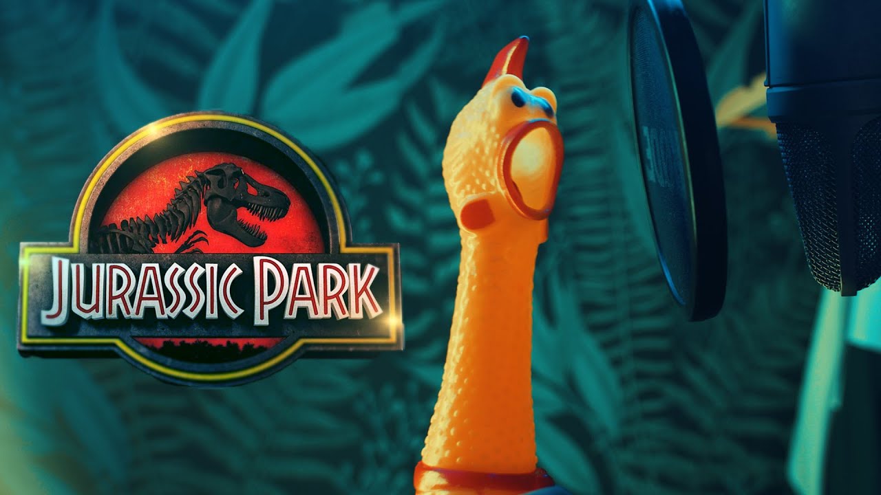 Jurassic Park - Main Theme  |  Rubber Chicken Cover 【Chickensan】