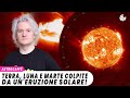 TERRA, LUNA e MARTE COLPITE contemporaneamente da un'ERUZIONE SOLARE!