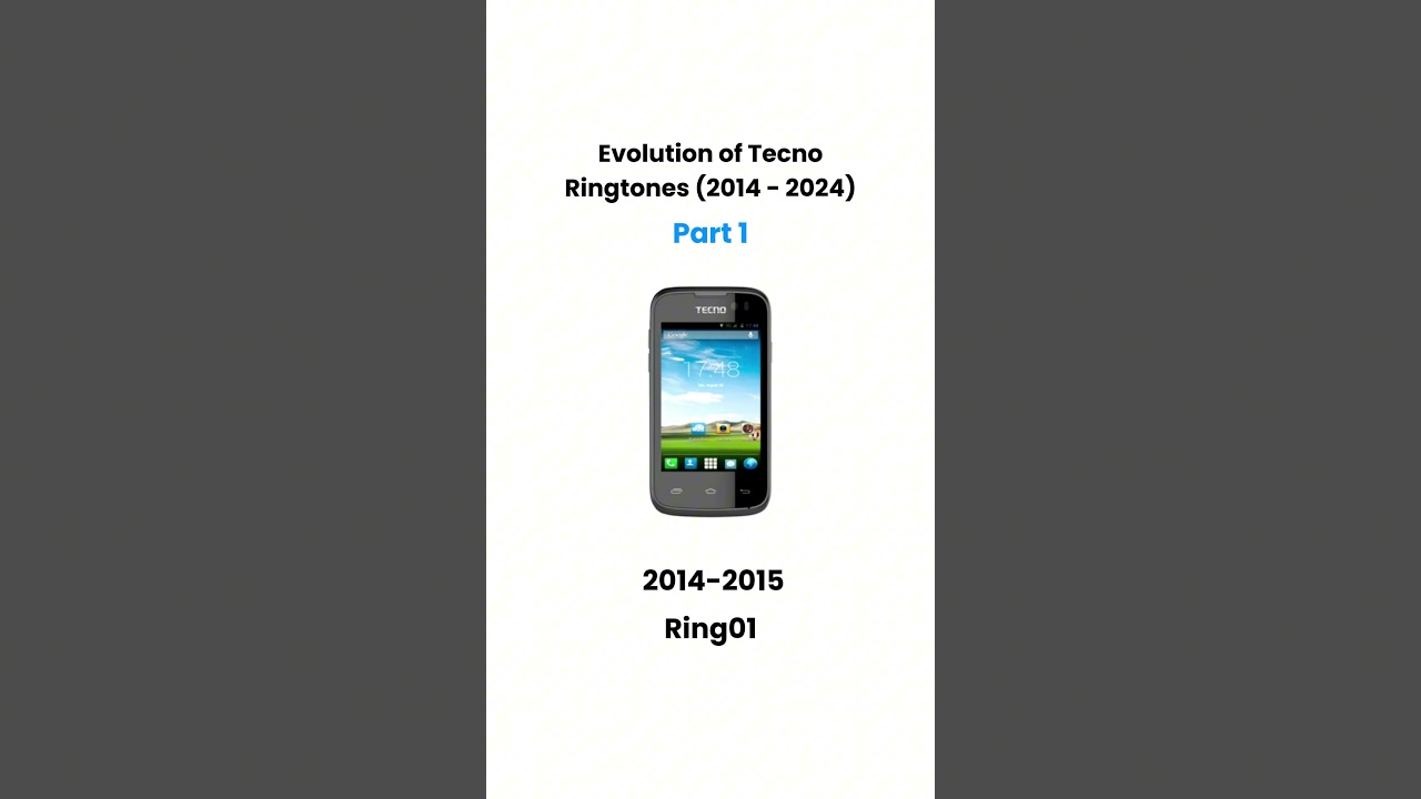 Evolution of Tecno Ringtones (2014 - 2024) Part 1 📱🎶🔊 