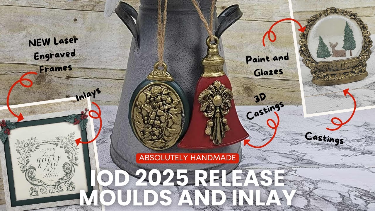Let's Use Resin and Clay with the New Moulds and Inlay! BONUS New Products from Absolutely Handmade!