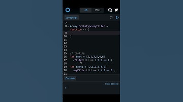 Polyfill for Array filter in javascript in 1min #javascript #frontend #coder #frontenddeveloper