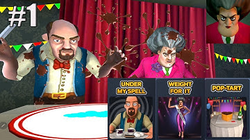 Scary Teacher 3D Chapter 4 ( New Game) Under My Spell,Weight For IT,Pop-Tart