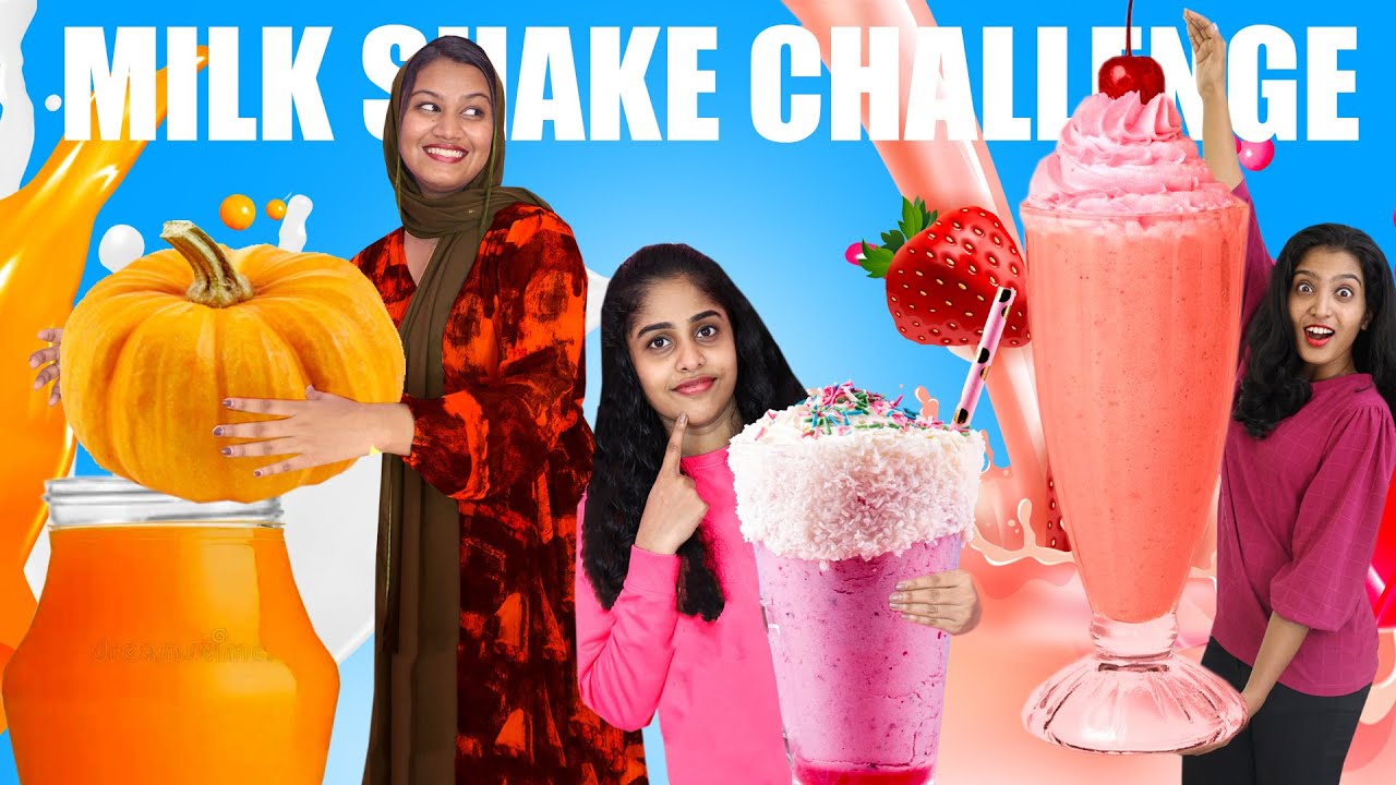 NO EYES MILKSHAKE CHALLENGE 🤩 | തെറ്റിപ്പോയാൽ എട്ടിന്റെ പണി | PULLOTHI