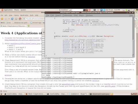 Tutorial: Recursive Web Crawling in Java