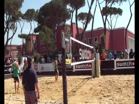 USA Rogers Dallhauser vs USA Gibb Rosenthal at FIVB Grand Slam.wmv