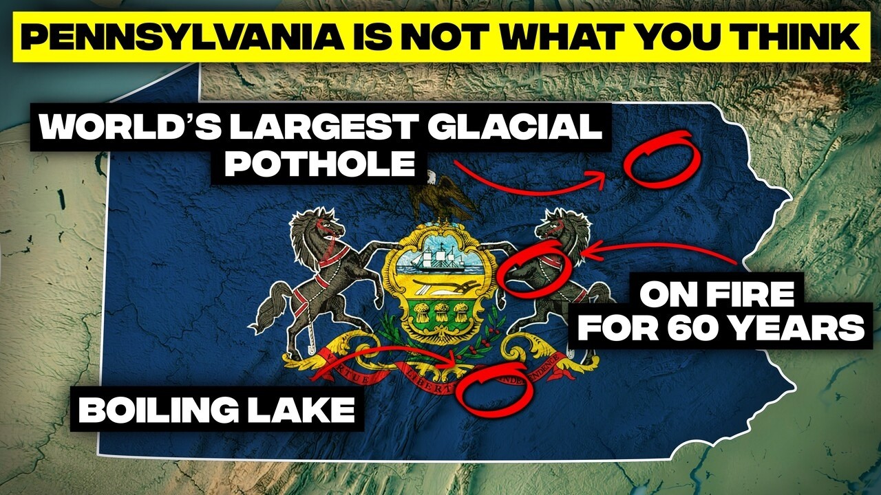50 фактов о географии Пенсильвании, которые звучат неправдоподобно