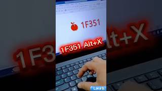 Red apple symbol keyboard shortcuts in MS word.#shorts #shortvideo #keyboardshortcuts