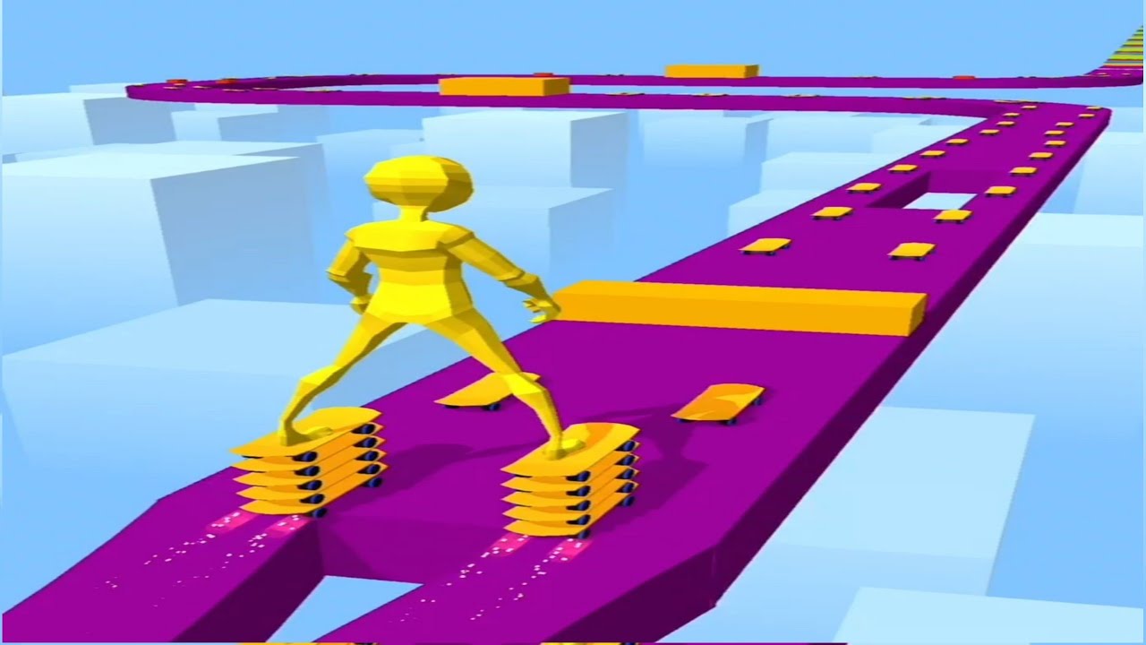 MAX LEVEL GAME | Skater Stacker android ios game | All levels gameplay android ios game