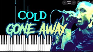 Cold - Gone Away - Piano Tutorial - Little Miss Scare-All