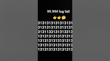 99 # 99 @  log. fail