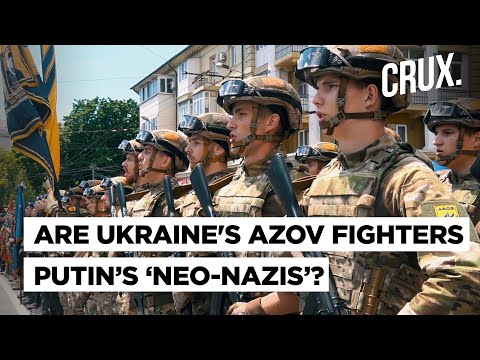 Pluk Azov Na Ukrajině Rusko Frontová linie l Putinův cíl ​​denacifikace zaměřený na bílé rasisty?