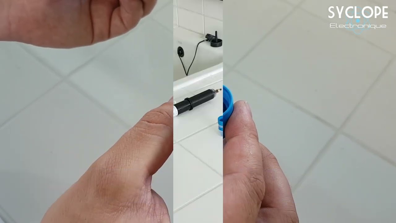 CHANGEMENT DE MEMBRANE SUR UNE SONDE CHLORE SYCLOPE.